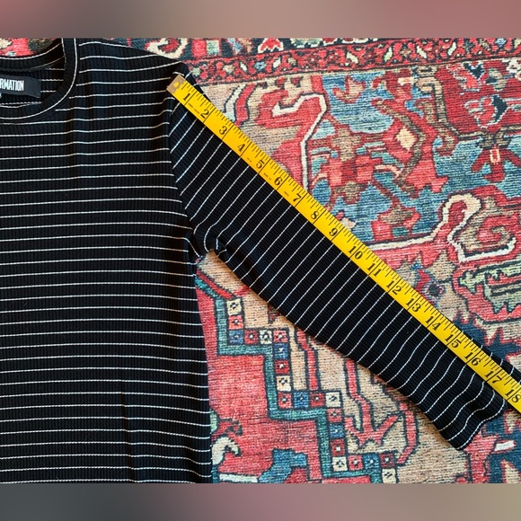 Reformation Black And White Striped Mini Dress Sz S - Picture 7 of 8